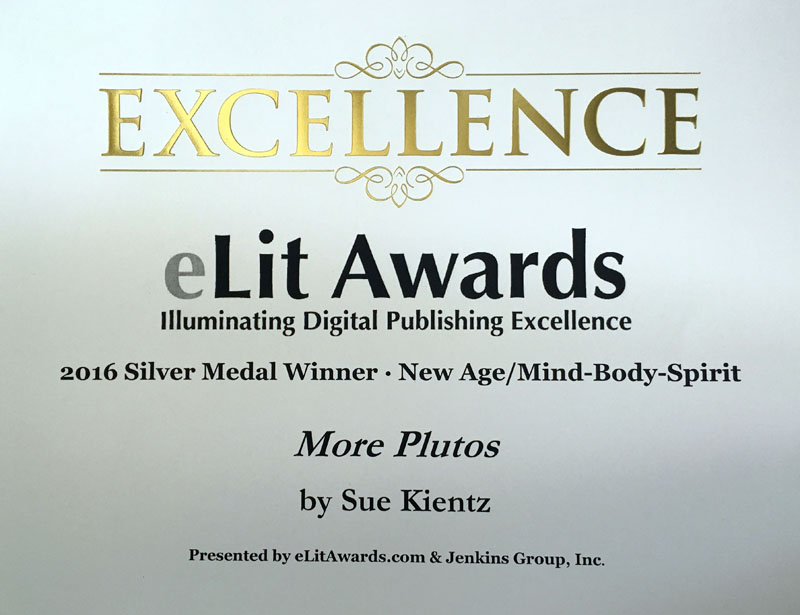 eLit Award Certificate
